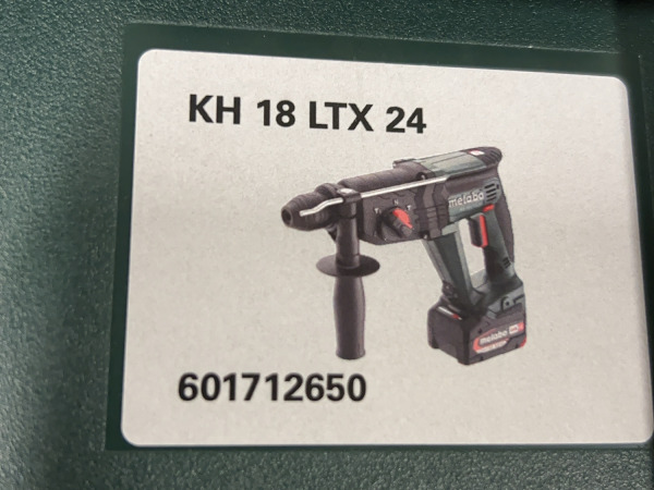 Metabo accu combihamer KH 18 LTX 24 – foto 4 – kavel bij XL Auctions