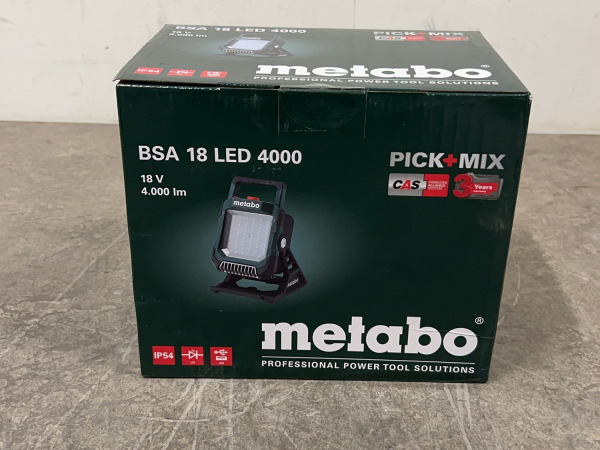 Metabo accu bouwlamp BSA 18 LED 4000 – foto 2 – kavel bij XL Auctions