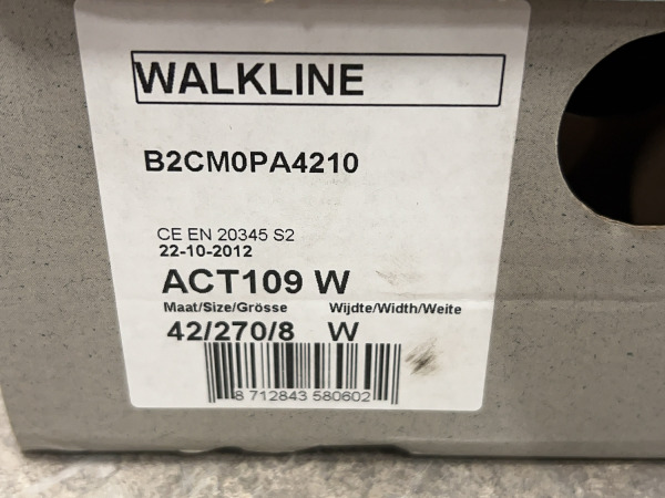 Walkline veiligheidsschoen maat 42 S2 zwart – foto 7 – kavel bij XL Auctions