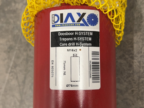 Prodiaxo diamant dozenboor ø76x75mm H-systeem – foto 3 – kavel bij XL Auctions