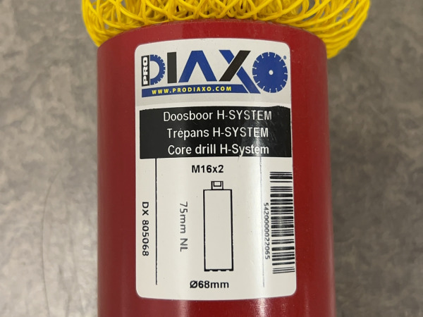 Prodiaxo diamant dozenboor ø68x75mm H-systeem – foto 3 – kavel bij XL Auctions