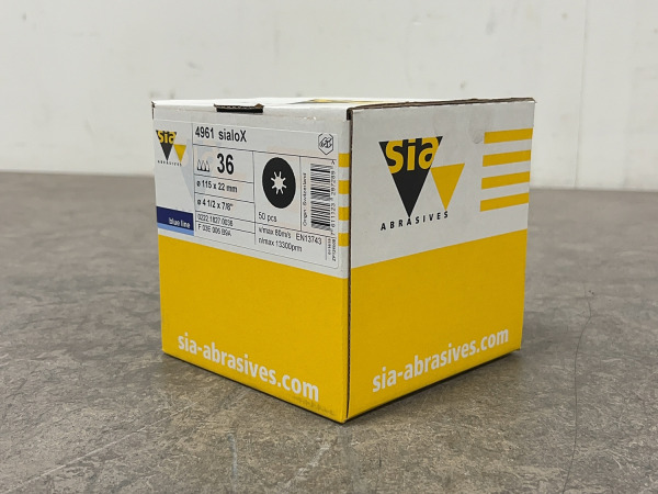 3x Sialox schuurschijf P36 ø115mm 50-pack – foto 2 – kavel bij XL Auctions