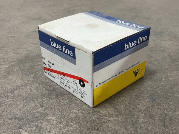 6x Blue Line schuurschijf ø115mm 50-pack – foto 2 – kavel bij XL Auctions