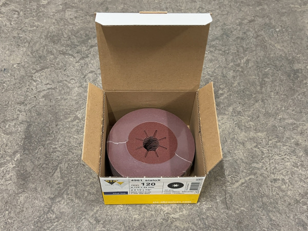 4x Sia schuurschijf P120 ø115mm Sialox 50-pack – foto 3 – kavel bij XL Auctions