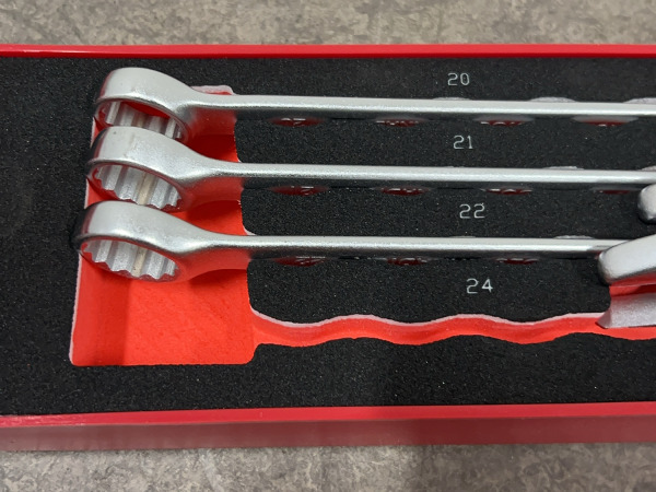 Tengtools ringsteeksleutelset 6-delig 20-32mm – foto 3 – kavel bij XL Auctions