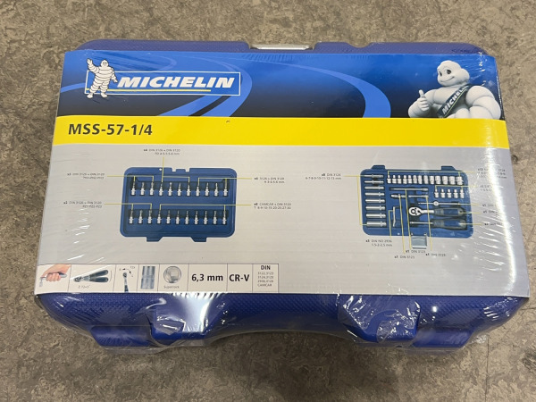 Michelin dopsleutel en bit-set 57-delig MSS-57-1/4 – foto 2 – kavel bij XL Auctions