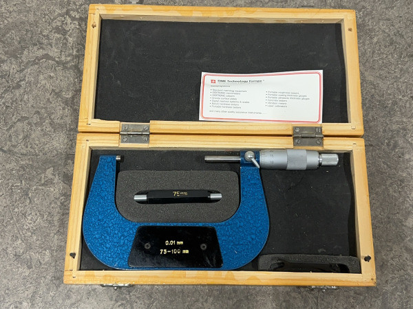Time externe micrometer 75-100mm – kavel bij XL Auctions