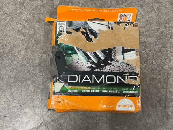 Rhodius diamantschijvensysteem ø150mm LD403 All-In-One – kavel bij XL Auctions