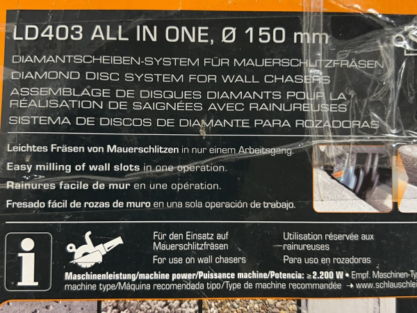 Rhodius diamantschijvensysteem ø150mm LD403 All-In-One – foto 5 – kavel bij XL Auctions