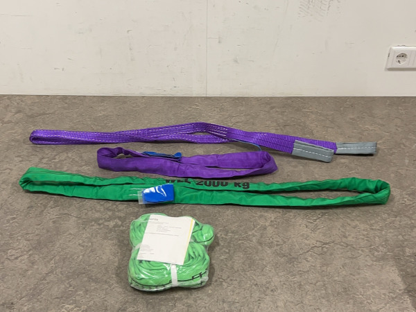 Span-en/hijsbanden set 4-delig – kavel bij XL Auctions