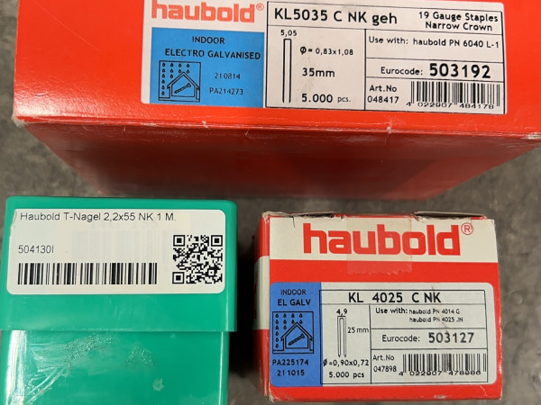 Haubold en Paslode bevestigingsmateriaal set 5-delig – foto 3 – kavel bij XL Auctions