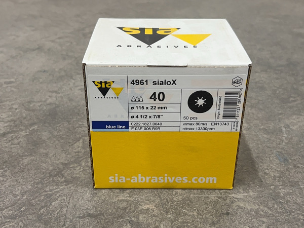 3x Blue Line schuurschijf ø115mm 50-pack SialoX – kavel bij XL Auctions