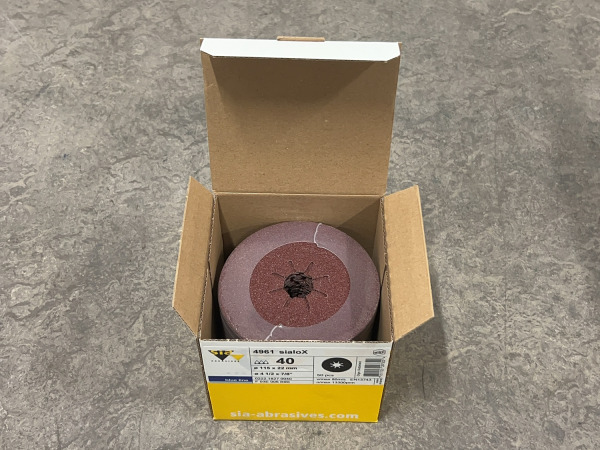 3x Blue Line schuurschijf ø115mm 50-pack SialoX – foto 3 – kavel bij XL Auctions