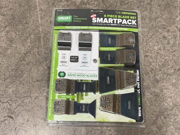 Smart multitoolzaagblad 8-pack Smartpack – kavel bij XL Auctions