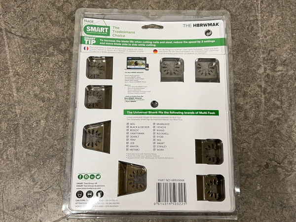 Smart multitoolzaagblad 8-pack Smartpack – foto 4 – kavel bij XL Auctions