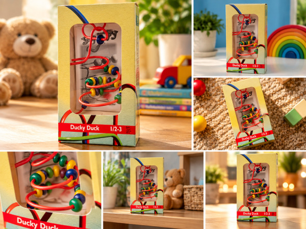 12x Kinder motoriek spiraal Ducky Duck – foto 2 – kavel bij XL Auctions