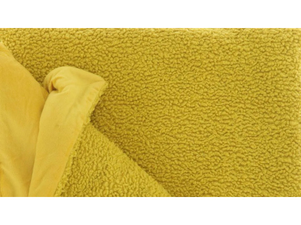 Unique Living | Plaid Romie 150x200cm bamboo yellow – foto 2 – kavel bij XL Auctions