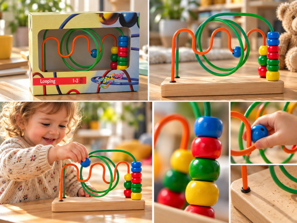 6x Kinder Moteriek Spiraal kinder speelgoed Doobie – foto 2 – kavel bij XL Auctions
