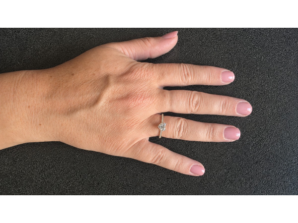 Gouden ring met 1 crt Heart diamant ( IGI ) – foto 7 – kavel bij XL Auctions