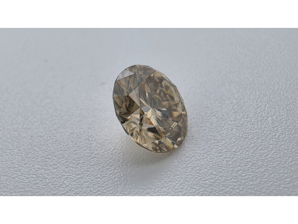 Moissanite briljant 2 crt Champagne ( GRA Gecertificeerd ) – foto 3 – kavel bij XL Auctions