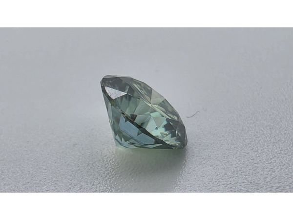 Moissanite briljant 2 crt Blue Green ( GRA Gecertificeerd ) – foto 4 – kavel bij XL Auctions