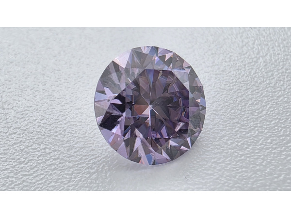 Moissanite briljant 1 crt Light Royal Purple ( GRA ) – foto 2 – kavel bij XL Auctions
