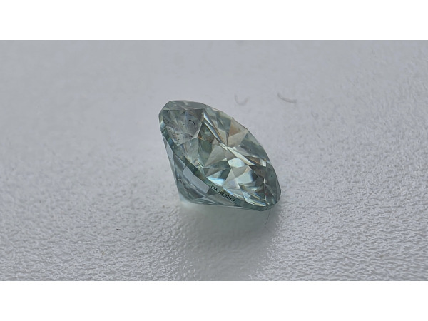 Moissanite briljant 1 crt Light Blue ( GRA gecertificeerd ) – foto 3 – kavel bij XL Auctions