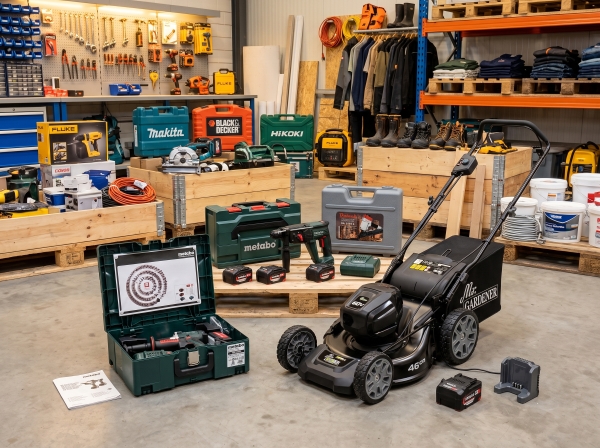 A-merk gereedschap, Machines & Outdoor – Metabo, Makita, Black & Decker, Fluke & Meer!