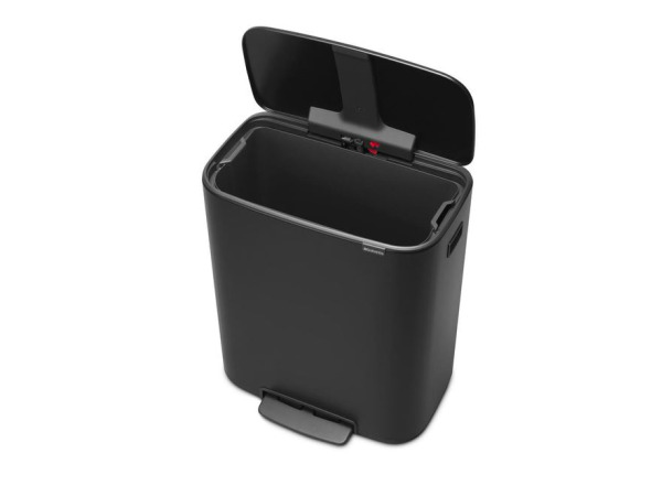 Brabantia Bo Prullenbak - 60 liter - 1 vak - Matt Black – foto 2 – kavel bij XL Auctions
