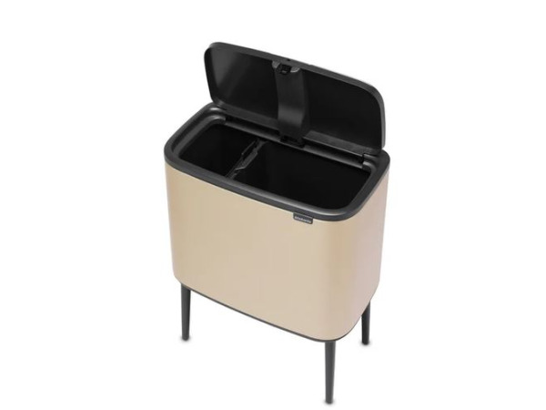 Brabantia Bo Touch Bin Prullenbak - 11 + 23 liter Metallic G – foto 2 – kavel bij XL Auctions