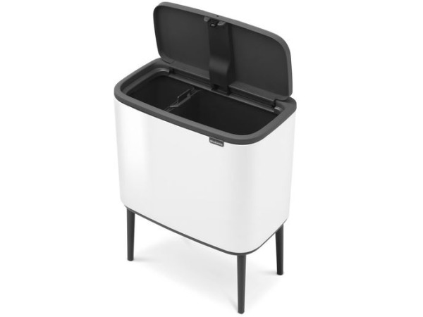 Brabantia Bo Touch Bin Prullenbak - 11 + 23 liter wit – foto 2 – kavel bij XL Auctions