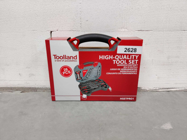 Toolland gereedschapskoffer 26-delig – foto 2 – kavel bij XL Auctions