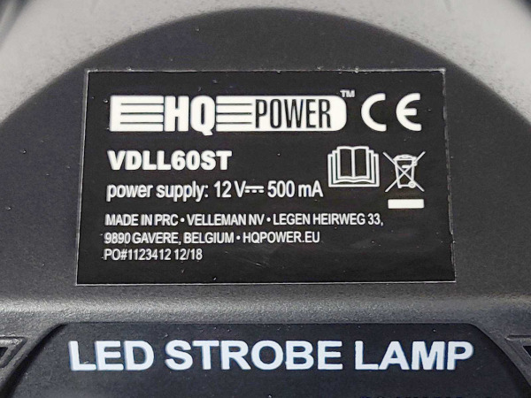 2x HQ-Power stroboscoop wit led 60 LEDs – foto 3 – kavel bij XL Auctions