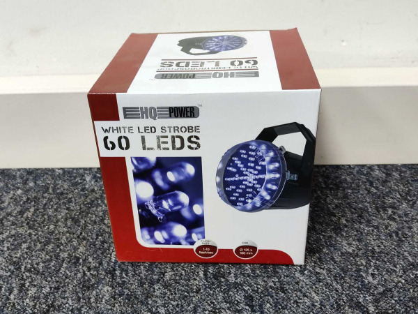 2x HQ-Power stroboscoop wit led 60 LEDs – foto 4 – kavel bij XL Auctions