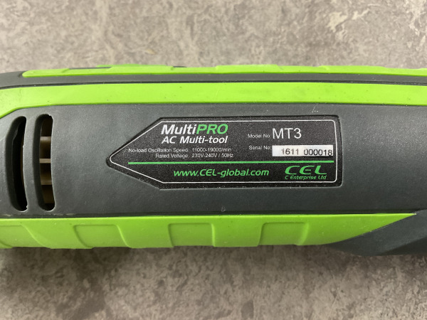 Cel multi-tool MT3 MultiPro 230-240V – foto 7 – kavel bij XL Auctions