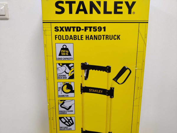Stanley steekwagen opvouwbaar 250kg – foto 5 – kavel bij XL Auctions