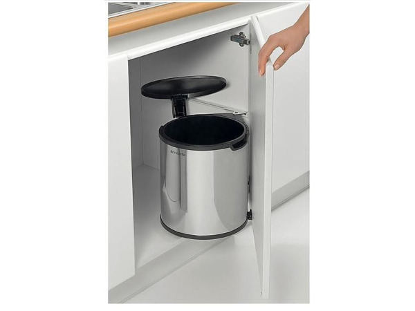 Brabantia Built-in-Bin Prullenbak - 15 liter - Brilliant Ste – foto 2 – kavel bij XL Auctions