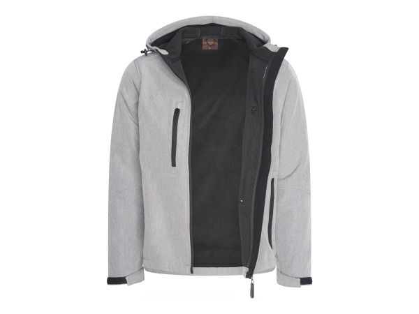 Cappuccino Italia Softshell Hood Jacket Grijs - M – foto 2 – kavel bij XL Auctions