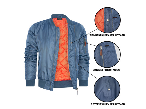 Cappuccino Italia Navy Seal Jacket Blauw - XL – foto 2 – kavel bij XL Auctions