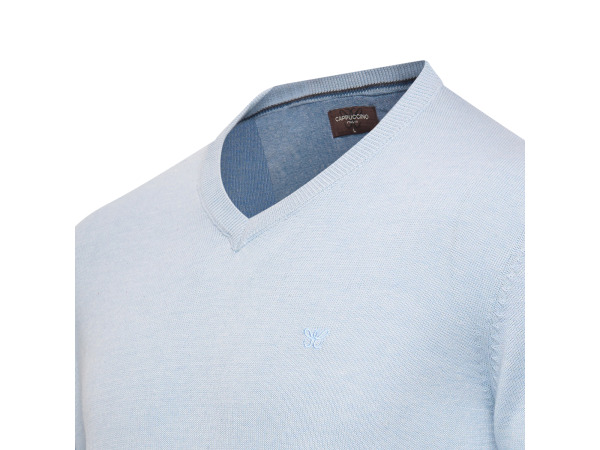 Cappuccino Italia Salerno Pullover Ice Blauw - XXL – foto 2 – kavel bij XL Auctions