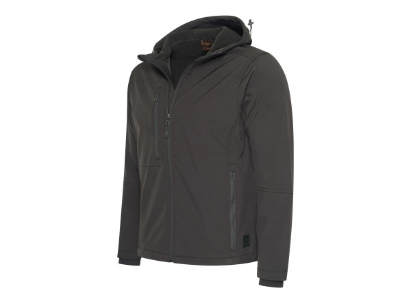 Cappuccino Italia Softshell Hood Jacket Zwart - XL – foto 3 – kavel bij XL Auctions