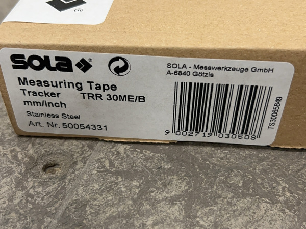 2x Sola meetlint 30m Tracker – foto 6 – kavel bij XL Auctions