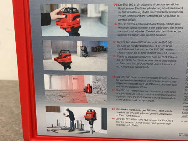 Sola rotatielaser 20-300m EVO360 – foto 6 – kavel bij XL Auctions