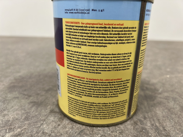 2x Hermadix tuindecoratiebeits 750ml Camel White – foto 4 – kavel bij XL Auctions