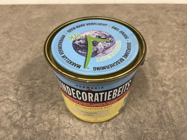 2x Hermadix tuindecoratiebeits 2,5L allure wit – foto 4 – kavel bij XL Auctions
