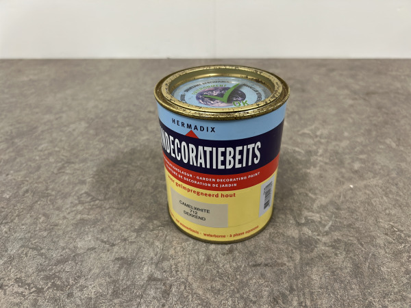 2x Hermadix tuindecoratiebeits 750ml Camel White – foto 6 – kavel bij XL Auctions