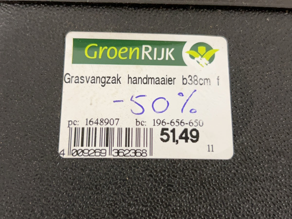 Wolf-Garten grasopvangzak FS380 voor kooimaaiers – foto 6 – kavel bij XL Auctions
