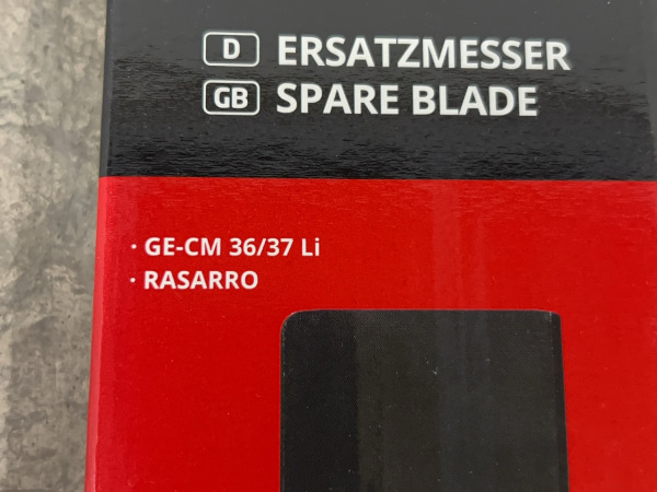 4x Einhell reservemes voor grasmaaier GE-CM 36/37+38 – foto 3 – kavel bij XL Auctions