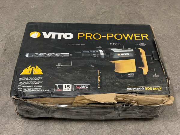 Vito hamerboor 1500W SDS-Max Pro-Power – foto 3 – kavel bij XL Auctions