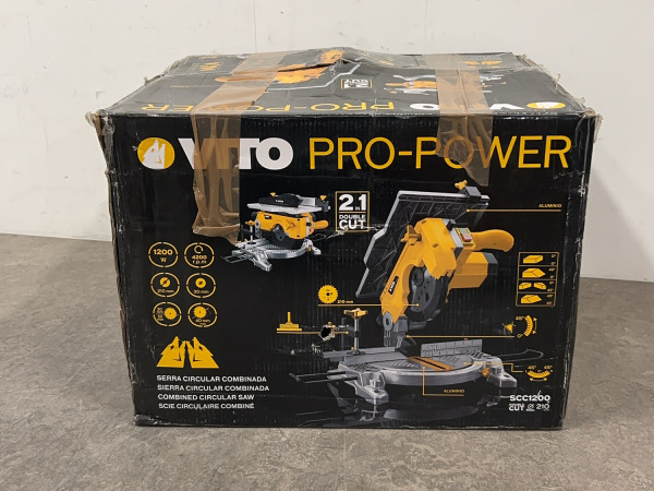 Vito 2in1 verstekzaag ø210mm 1200W Pro-Power – foto 8 – kavel bij XL Auctions